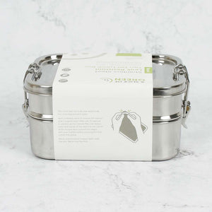 A Slice Of Green Leak Resistant Two Tier Lunchbox Buruni - Plastic Freedom