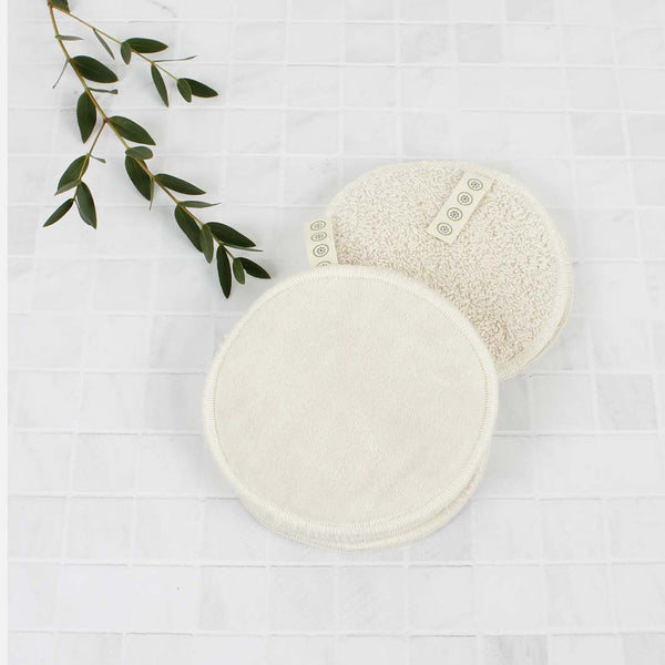 A Slice of Green Organic Cotton Facial Pads - x5 Pack - Plastic Freedom