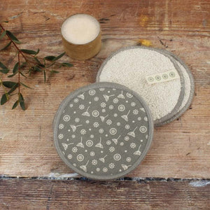 A Slice of Green Organic Cotton Facial Pads - x5 Pack - Plastic Freedom