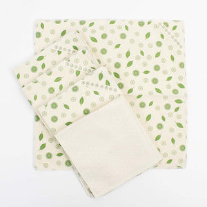 A Slice of Green Organic Cotton Unpaper Towels - x5 Packs - Plastic Freedom