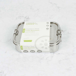 A Slice Of Green Stainless Steel Leak Resistant Lunch Box - Plastic Freedom