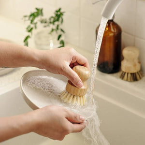 Jungle Culture Bamboo Dish Brush Set - x2 Brushes