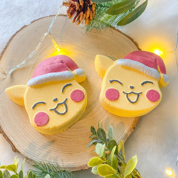 Bathe Enchanted Bath Bomb - Festive Pikachu