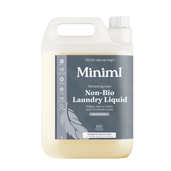 Miniml Fresh Linen Non-Bio Laundry Liquid - Home Refill