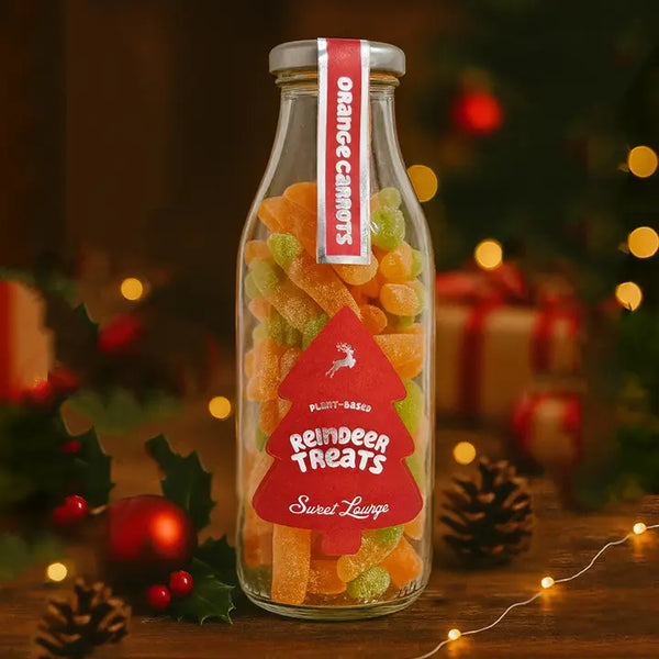 Sweet Lounge Vegan Fizzy Sweet Jar - Reindeer Treats