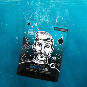BARBERPRO 100% Compostable Sheet Face Mask for Men - Hydrating