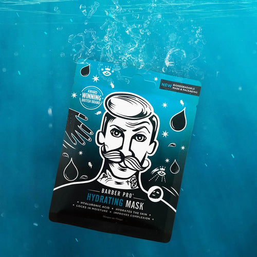 BARBERPRO 100% Compostable Sheet Face Mask for Men - Hydrating