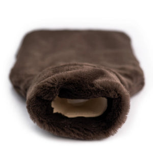 CosyPanda Natural Rubber Hot Water Bottle 2L - Recycled Faux Fur