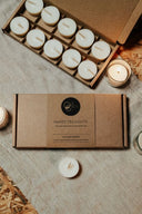 Old Green Olive Wax Tea Light Gift Set