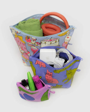 BAGGU Go Pouch Set - Recycled