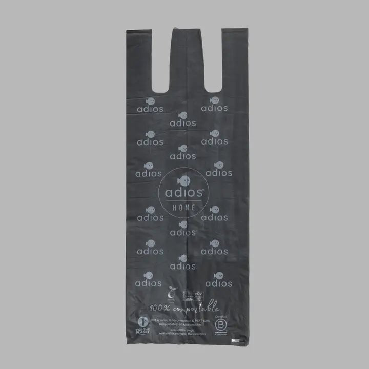 Adios Plastic Compostable Bin Liners with Handles x20 Bags - 30L - Plastic Freedom