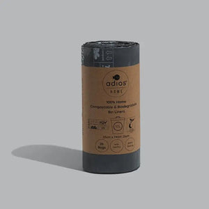 Adios Plastic Compostable Bin Liners with Handles x20 Bags - 30L - Plastic Freedom