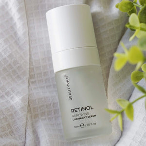 BEAUTYPRO Vegan & Water Free Overnight Serum 30ml - Retinol Anti-Ageing & Acne Care
