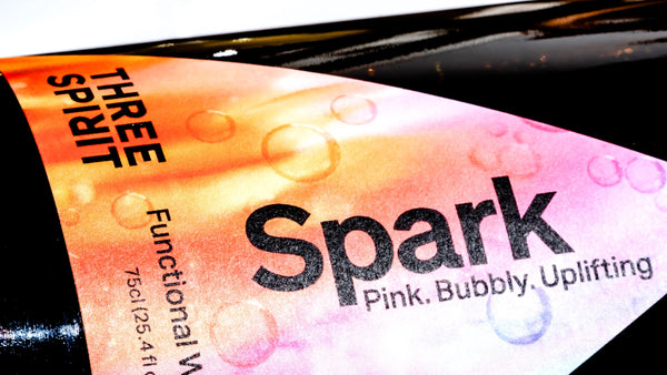 Three Spirit Blurred Vines Sparkling Non-Alcoholic Wine