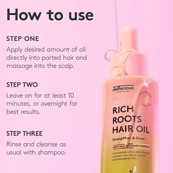 delhicious Rich Roots Hair & Scalp Oil - 50ml
