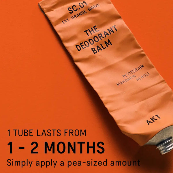AKT London Deodorant Balm Orange Grove - Plastic Freedom