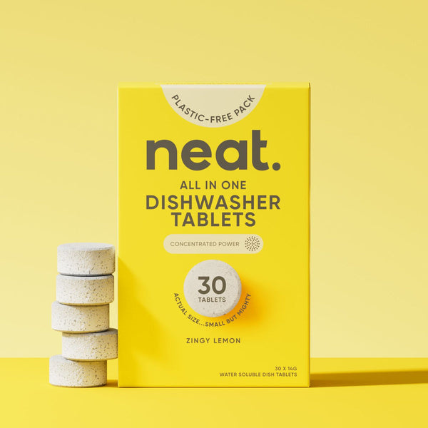 Neat All In One Dishwasher Tablets Zingy Lemon - x30 Tablets