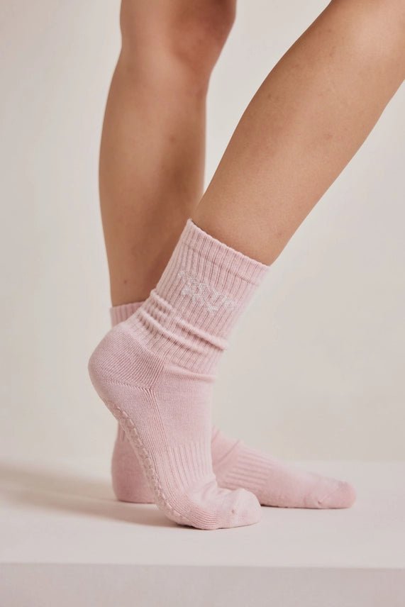 Arctic Fox 100% Bamboo Pilates Grip Socks - Plastic Freedom