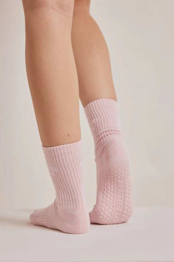 Arctic Fox 100% Bamboo Pilates Grip Socks - Plastic Freedom