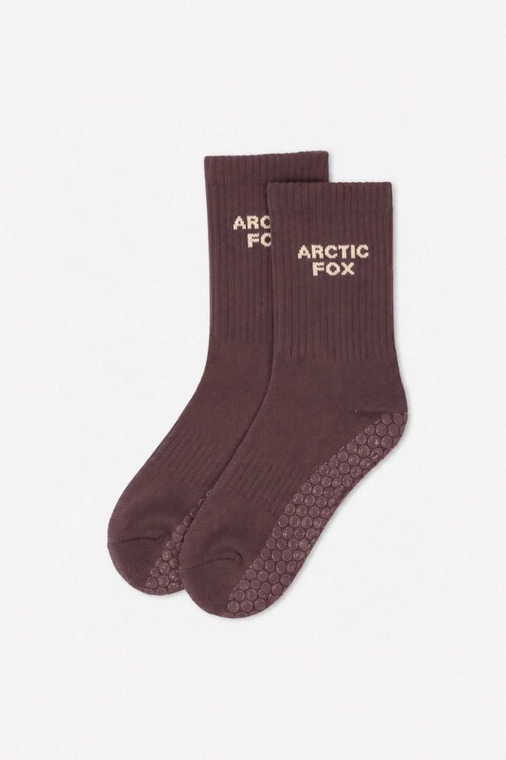 Arctic Fox 100% Bamboo Pilates Grip Socks - Plastic Freedom