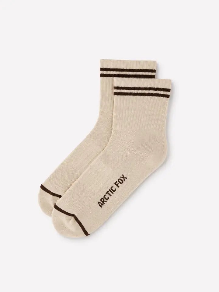 Arctic Fox 100% Bamboo Striped Socks - Plastic Freedom