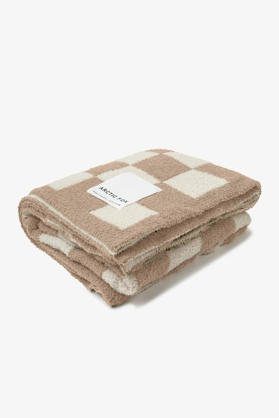 Arctic Fox 100% Recycled Teddy Throw - Plastic Freedom