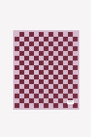 Arctic Fox 100% Recycled Teddy Throw - Khaki Check