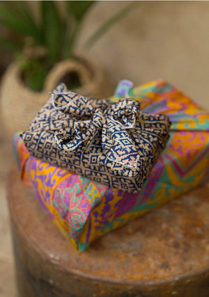 Namaste Recycled Sari Gift Wrap - x4 Mixed Pack