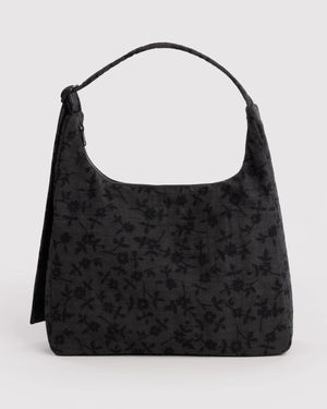 BAGGU Shoulder Bag - Early Access - Charcoal Ditsy Floral