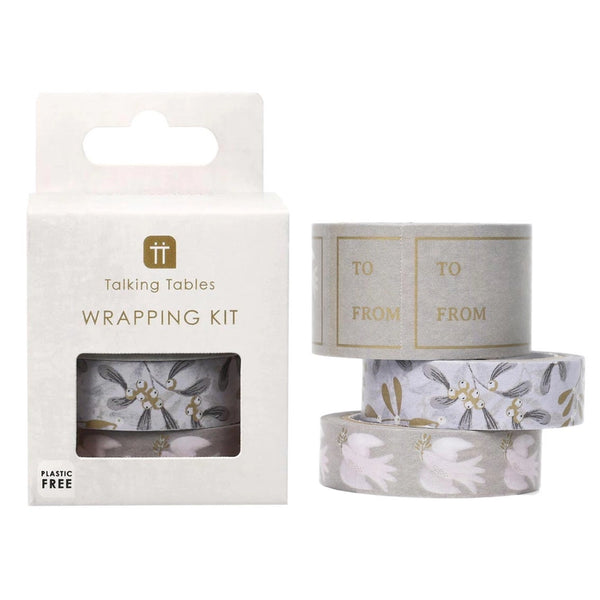 Talking Tables Christmas Paper Tape Pack 10m