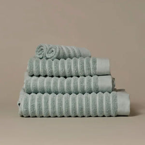 Misona Ribbed 100% GOTS Organic Cotton Face Cloth - x2