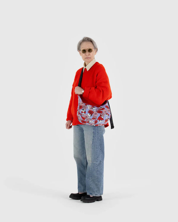 BAGGU x Peanuts Crescent Bag Medium Extended 47" Strap - Recycled