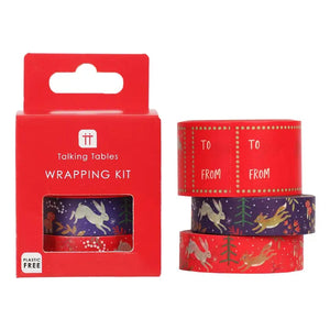 Talking Tables Christmas Paper Tape Pack 10m
