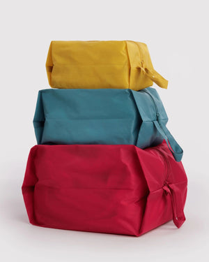 BAGGU 3D Zip Set - Recycled - Plastic Freedom