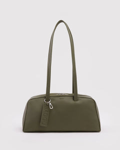 BAGGU Bowler Bag - Recycled Leather - Plastic Freedom