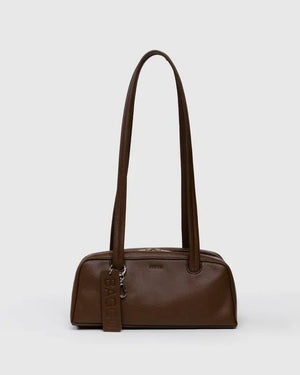BAGGU Bowler Bag Small - Recycled Leather - Plastic Freedom