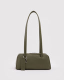 BAGGU Bowler Bag Small - Recycled Leather - Plastic Freedom