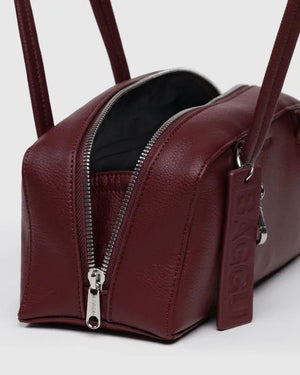BAGGU Bowler Bag Small - Recycled Leather - Plastic Freedom