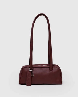 BAGGU Bowler Bag Small - Recycled Leather - Plastic Freedom