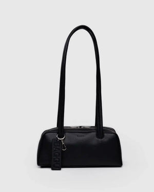 BAGGU Bowler Bag Small - Recycled Leather - Plastic Freedom