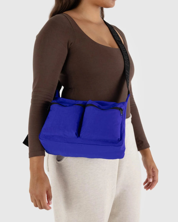 BAGGU Cargo Shoulder Crossbody Bag Medium - Recycled - Plastic Freedom