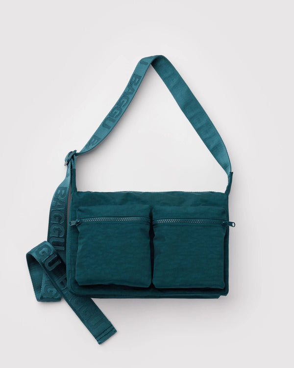 BAGGU Cargo Shoulder Crossbody Bag Medium - Recycled - Plastic Freedom
