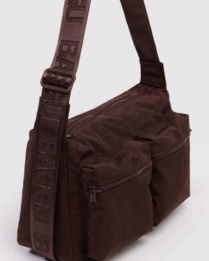 BAGGU Cargo Shoulder Crossbody Bag Medium - Recycled - Plastic Freedom