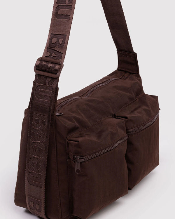 BAGGU Cargo Shoulder Crossbody Bag Medium - Recycled - Plastic Freedom
