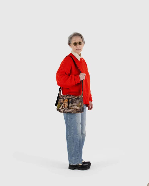 BAGGU Cargo Shoulder Crossbody Bag Medium - Recycled - Plastic Freedom