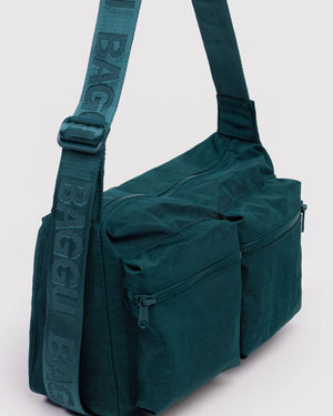 BAGGU Cargo Shoulder Crossbody Bag Medium - Recycled - Plastic Freedom