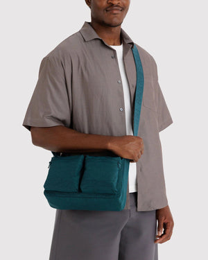 BAGGU Cargo Shoulder Crossbody Bag Medium - Recycled - Plastic Freedom
