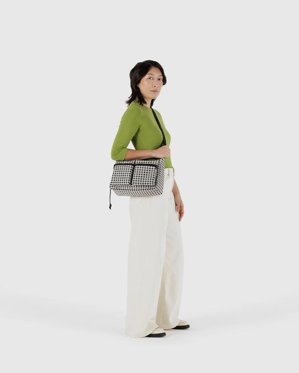BAGGU Cargo Shoulder Crossbody Bag Medium - Recycled - Plastic Freedom