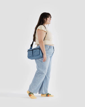 BAGGU Cargo Shoulder Crossbody Bag Medium - Recycled - Plastic Freedom