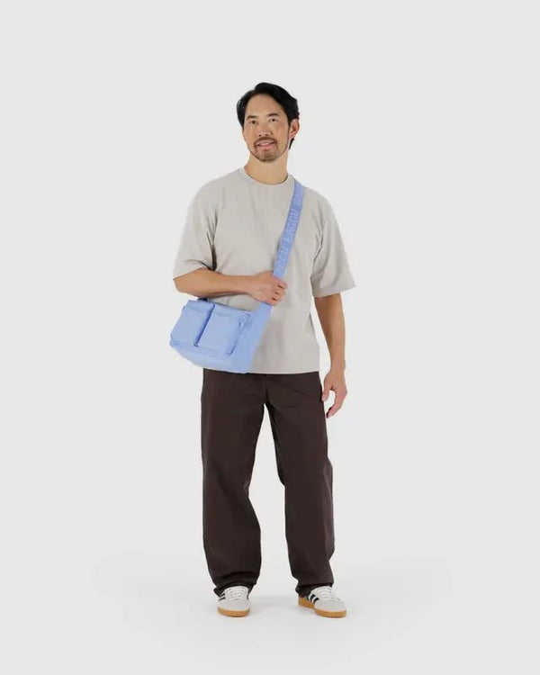 BAGGU Cargo Shoulder Crossbody Bag Medium - Recycled - Plastic Freedom